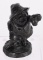 FIGURAL BRONZE MAN WITH TANKARD MATCH HOLDER
