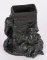 FIGURAL BLACK AMERICANA MATCH HOLDER