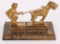 JUDD FIGURAL BRONZE BOY & DOG