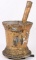 RARE EARLY MORTAR & PESTLE TRADE SIGN