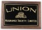 UNION ASSURANCE SOCIETY REVERSE GLASS SIGN