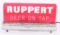 RUPPERT BEER LIGHT-UP COUNTER SIGN