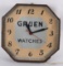 GRUEN WATCHES ADVERTISING ELECTRIC CLOCK