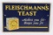 FLEISCHMANN'S YEAST EMBOSSED TIN SIGN