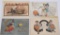 4- LEMBIE & ELKINS HALLOWEEN POST CARDS
