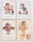 24- VINTAGE GOLLIWOGGS POST CARDS