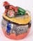 MAJOLICA TOBACCO JAR