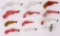 12- GLASS CANDY CONTAINERS, PISTOLS, & AIRPLANE
