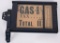Embossed Sunoco Gas Pump Pricer Box