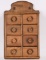ANTIQUE OAK SPICE CABINET