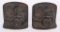 MACK BULLDOG CAST IRON BOOK ENDS