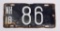 1918 New Hampshire Motorcycle Porcelain Plate