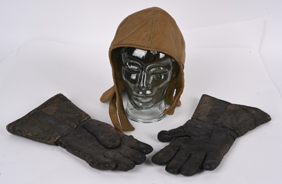 MOTORCYCLE COLD WEATHER CAP & GLOVES