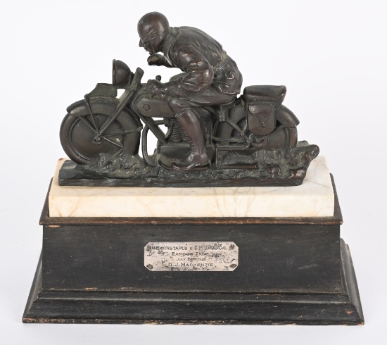 1928 BARNSTAPLE & DMC & LCC MOTORCYCLE AWARD