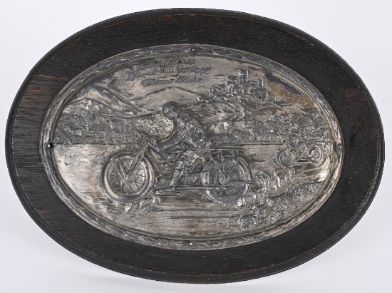 1929 GERMAN MOTORCYCLE AWARD PLAQUE