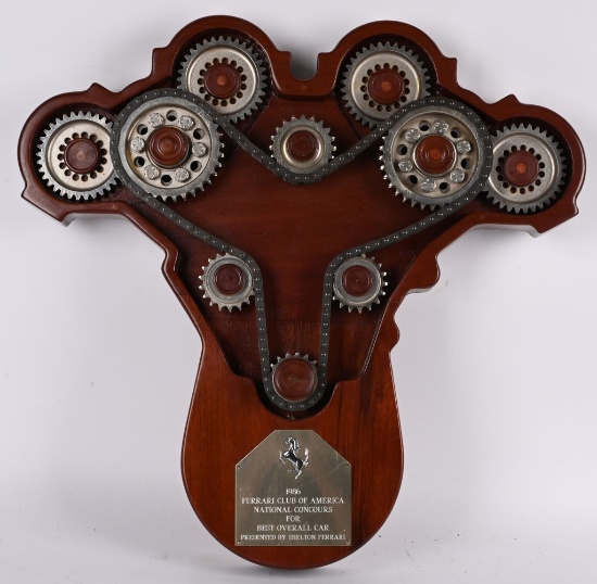 1986 FERRARI CLUB OF AMERICA CONCOURS AWARD