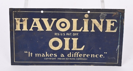 Havoline Oil "It Makes a Difference" Metal Sign