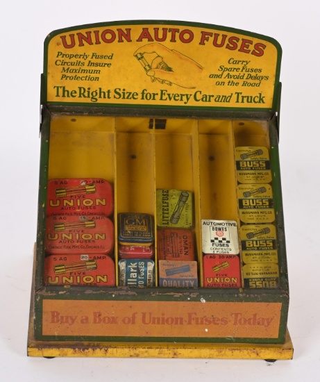 Union Auto Fuses Metal Counter-Top Display
