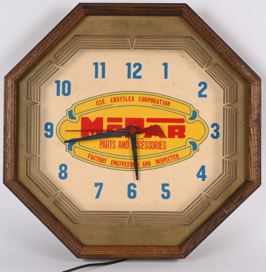 MOPAR PARTS & ACCESSORIES LIGHTUP CLOCK