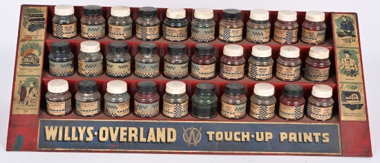 Willys-Overland Touch-Up Paints Metal Display