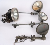 LOT OF EARLY AUTOMOTIVE SPOTLIGHTS & MORE