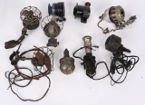 LOT OF EARLY AUTOMOTIVE HORS & FANS