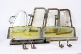 LOT OF 1930s AUTOMOTIVE WING WINDOWS
