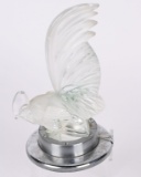 LALIQUE CRYSTAL COQ NAIN HOOD ORNAMENT