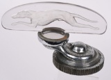 LALIQUE CRYSTAL GREYHOUND HOOD ORNAMENT
