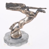 DAREL INDIAN ON HORSE HOOD ORNAMNET