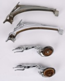 4- 1930s FORD HOOD ORNAMENTS