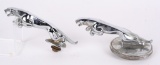 2- JAGUAR HOOD ORNAMENTS