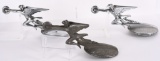 3- 1930s PACKARD GODDESS OF SPEED HOOD ORNAMENTS