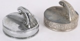 2- PACKARD HOOD ORNAMENTS