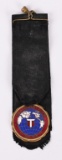 Thomas Flyer Enameled Watch Fob w/Logo