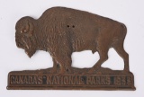 1933 Canda's National Parks Radiator Badge