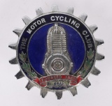 The Motor Cycling Club Radiator Badge