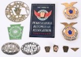 Large Lot of PA Keystone Auto Club Items