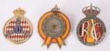 3-Enameled Radiator Badges