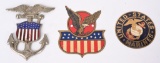 U.S. Navy, Marines & Other Radiator Badges