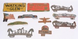 Large Box Lot of License Plate Attachments