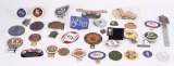 Large Box Lot of Badges, Attachement & Plates