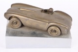 FERRARI GRAND PRIX BRONZE SCULPTURE 8/8 SIGNED