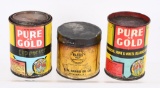 Harris & 2-Pure Gold Round Grease Cans