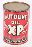 Autoline Oil XP One Quart Round Metal Can,