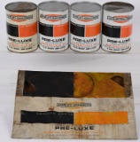4-Harley-Davidson Pre-Luxe Motor Oil Cans