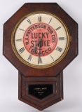 LUCKY STRIKE CIGARETTE ADVERTISING CLOCK