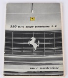 Ferrari 250 GT/E Coupe Pininfarina Owners Manual