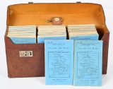 Bartholomew's Map Set w/Leather Case