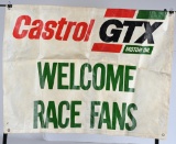 Castrol GTX Motor Oil Welcome Race Fans Banner